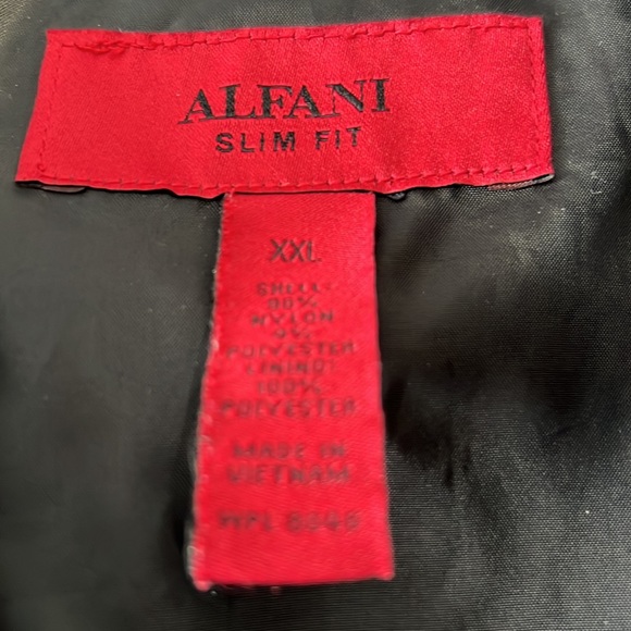 Mens Alfani Slim Fit jacket size XXL in black - Picture 2 of 5
